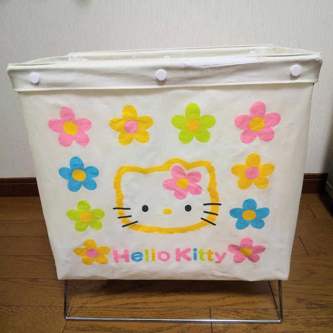 キティ ランドリーバスケット & 洗濯バサミ入れ 1998年 カオハナ