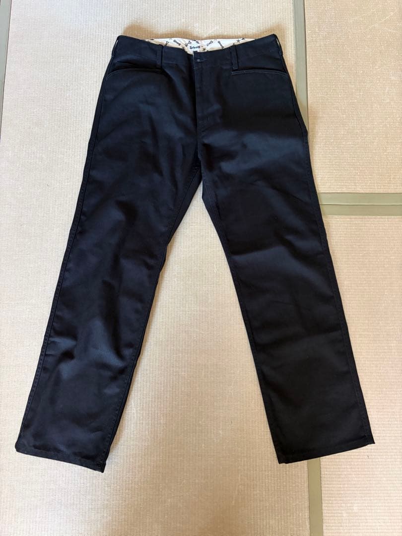 Schott ワークパンツ ブラック XL