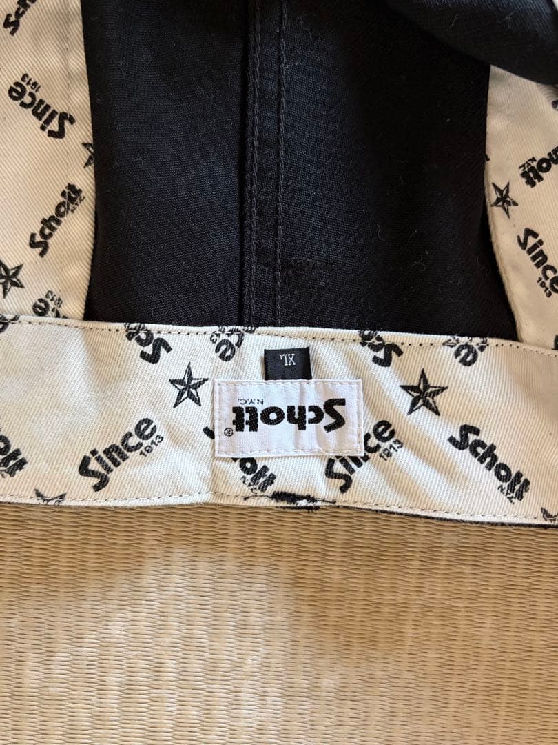 Schott ワークパンツ ブラック XL