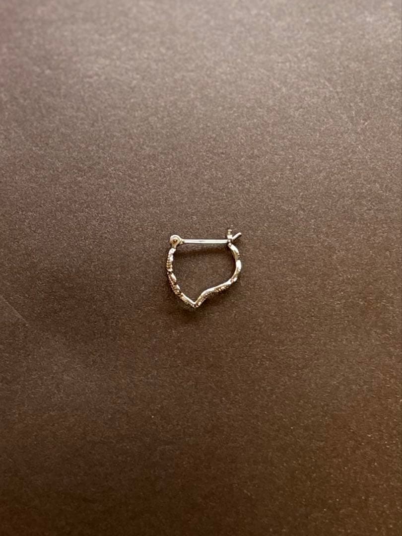 agete ピアス　片耳のみ