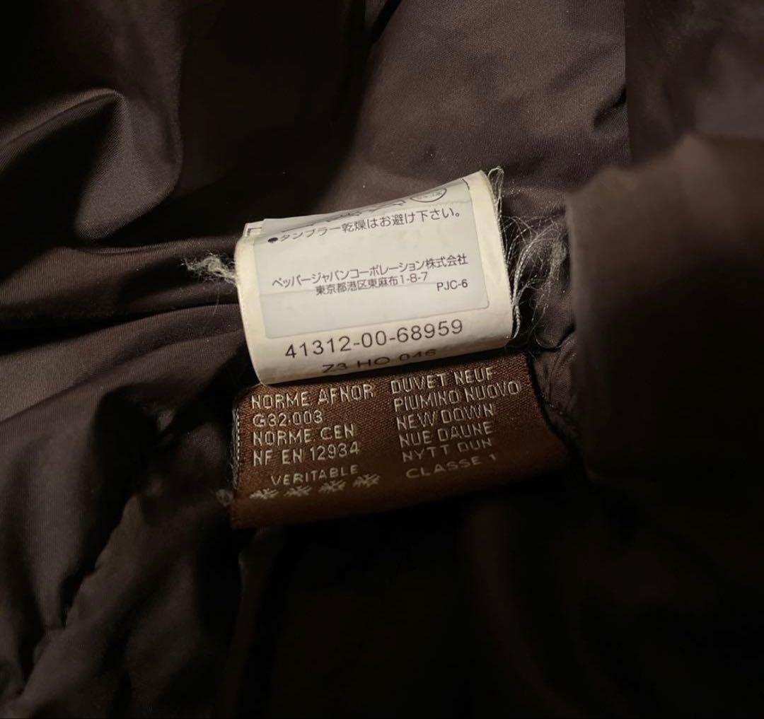 【美品】MONCLER ダウンジャケット　サイズ0 ダークブラウン