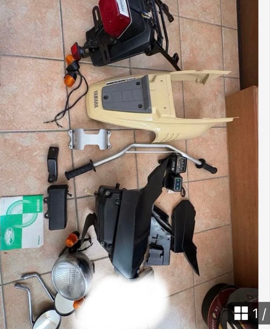 ツールボックス ハンドル ヘッドライト一式（ウインカー込み） メーター ミラー