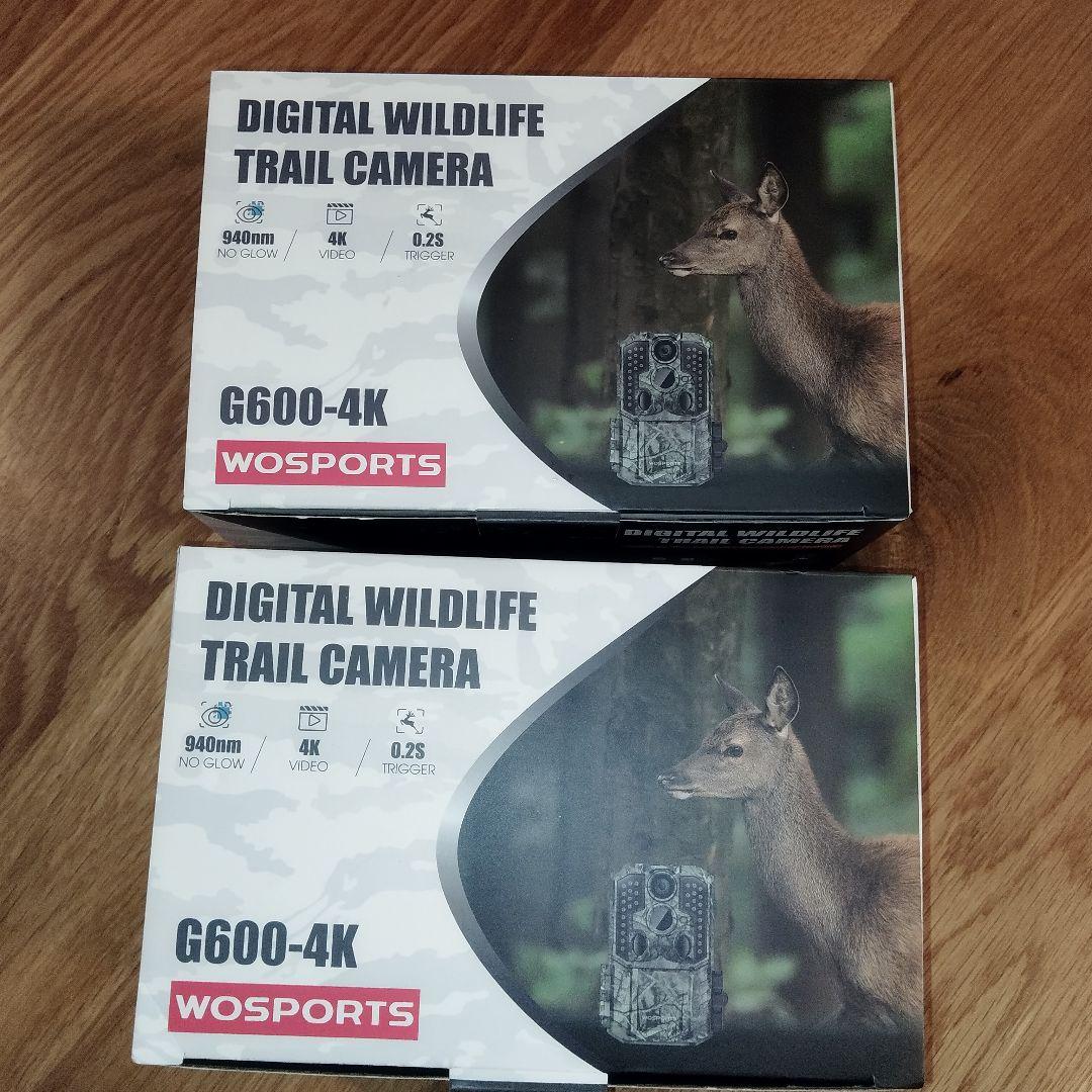 WOSPORTS G600 トレイルカメラ2台