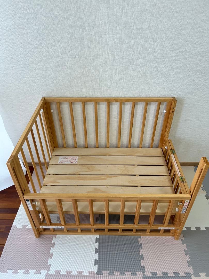 大和屋　ミニサイズWオープンベビーベッド　90cm×60cm