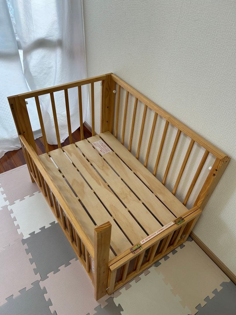 大和屋　ミニサイズWオープンベビーベッド　90cm×60cm
