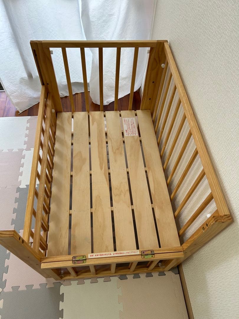 大和屋　ミニサイズWオープンベビーベッド　90cm×60cm
