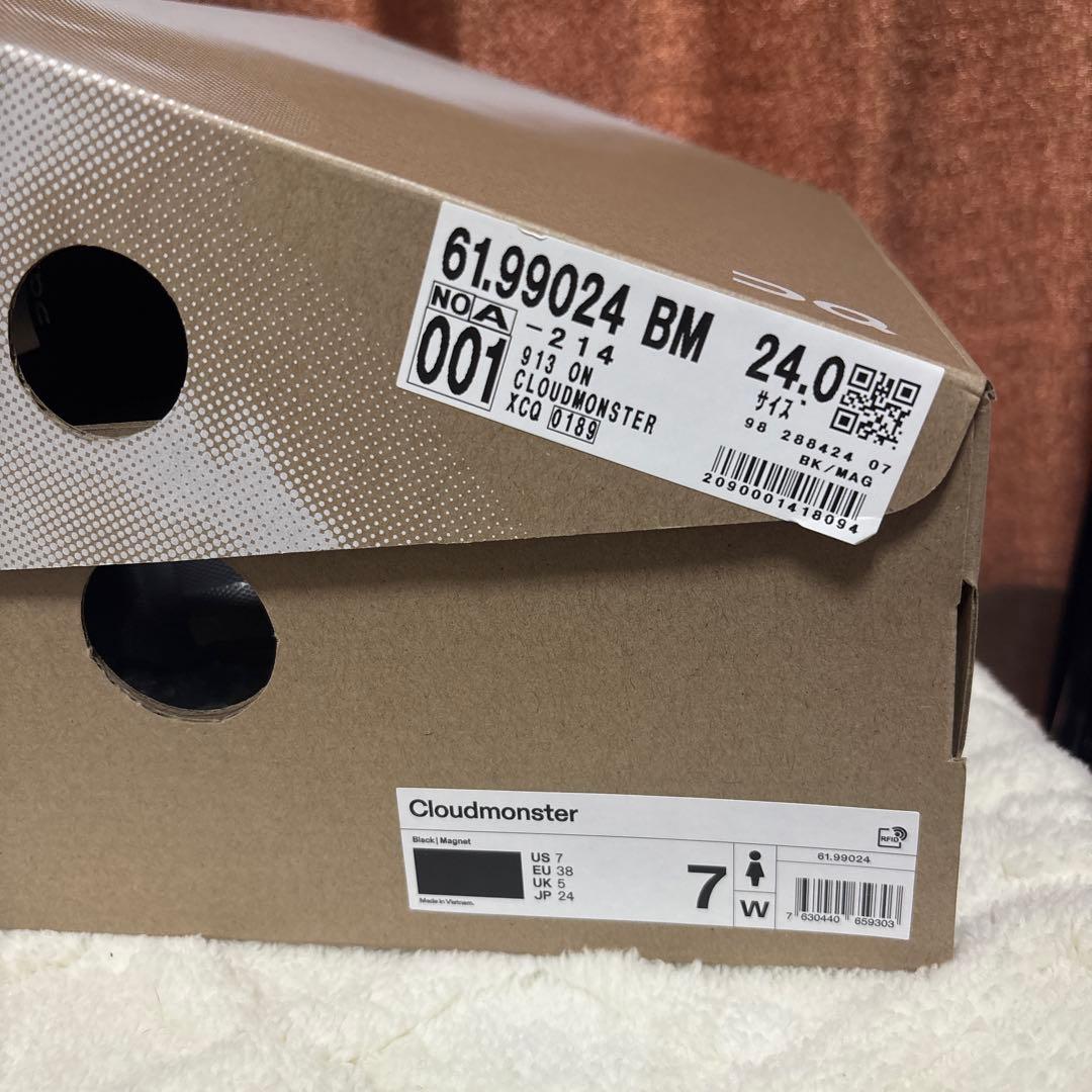 On Cloudmonster レディース スニーカー ブラック