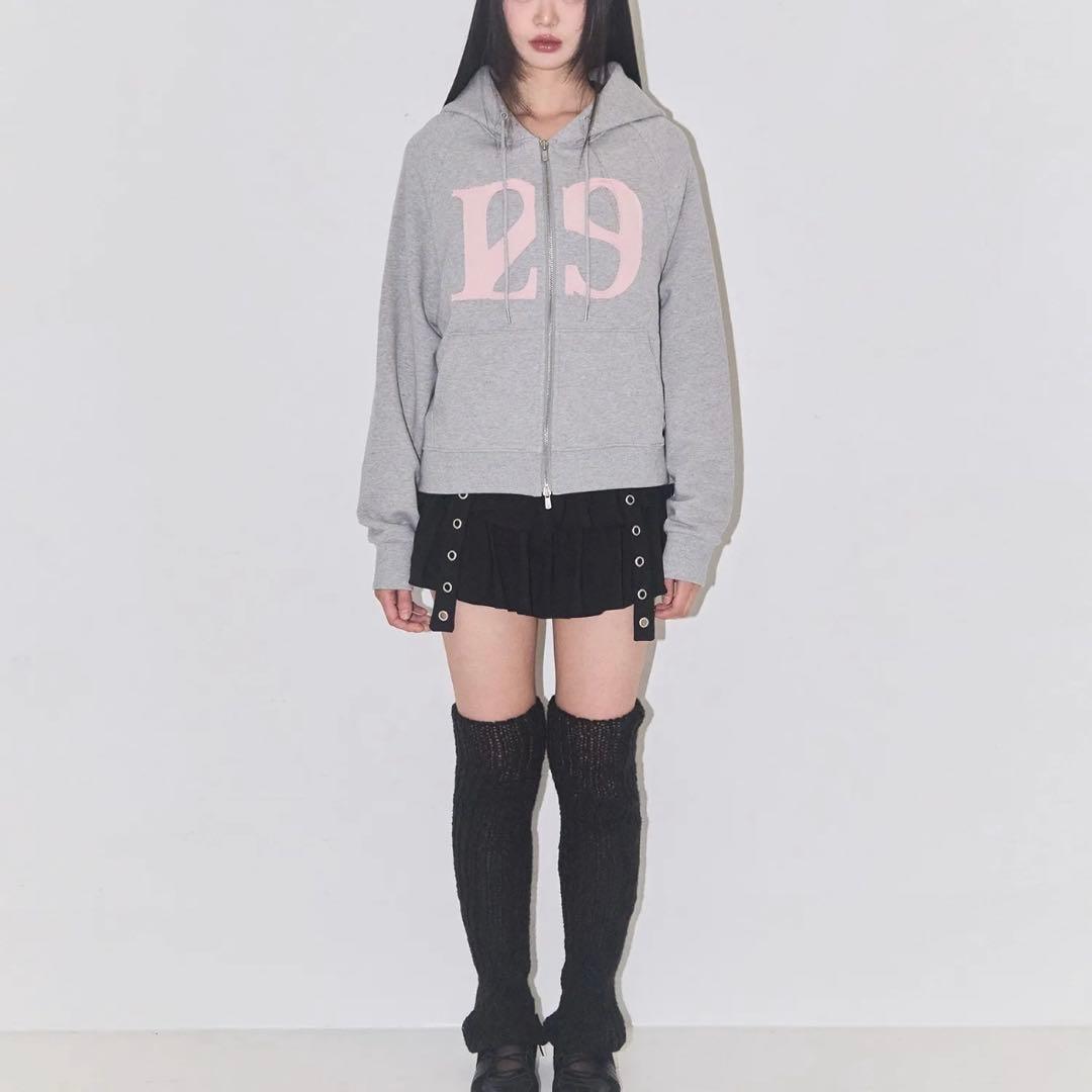 ILLIGO(イリゴ) ロゴパッチ フルジップパーカー フーディー Mサイズ