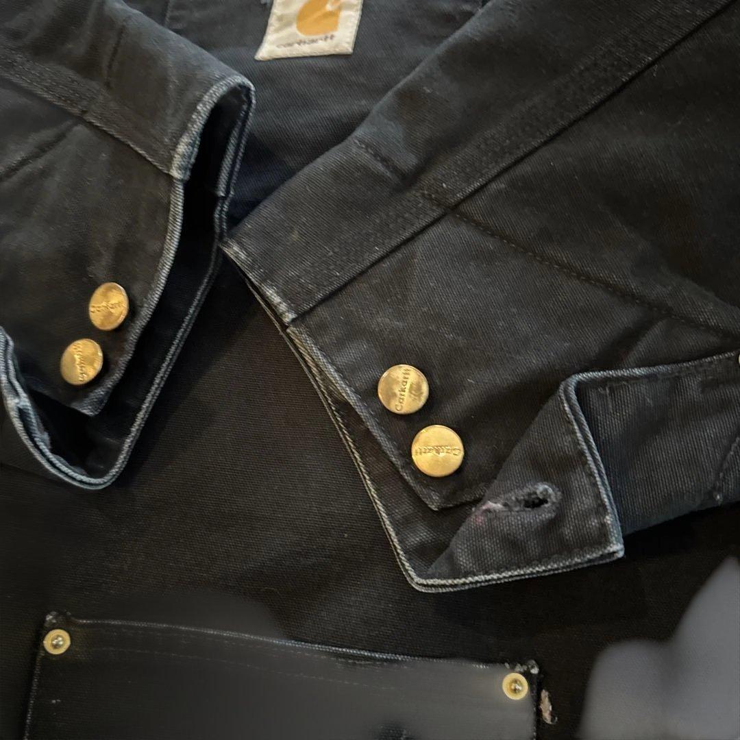 k*様 値下 90s カーハート 墨黒 チョアコート カバーオール XL 46