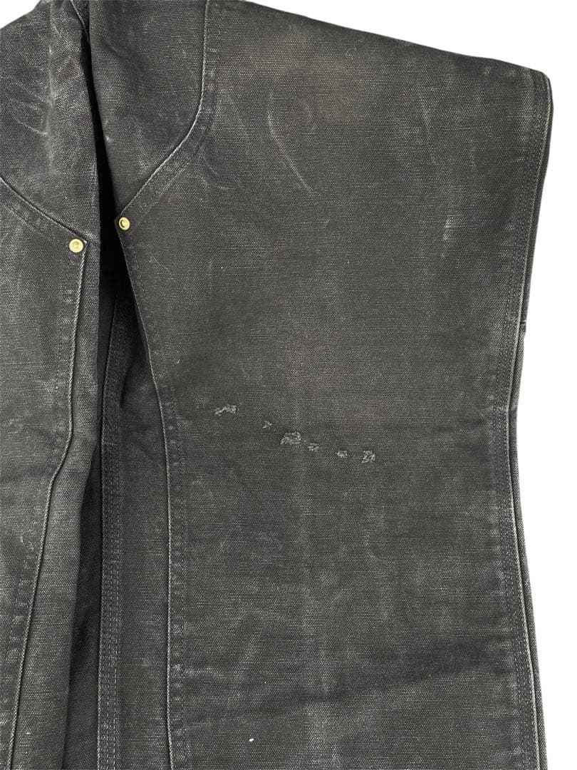 carhartt ダブルニー　フェード　USA製 ブラック　38×30