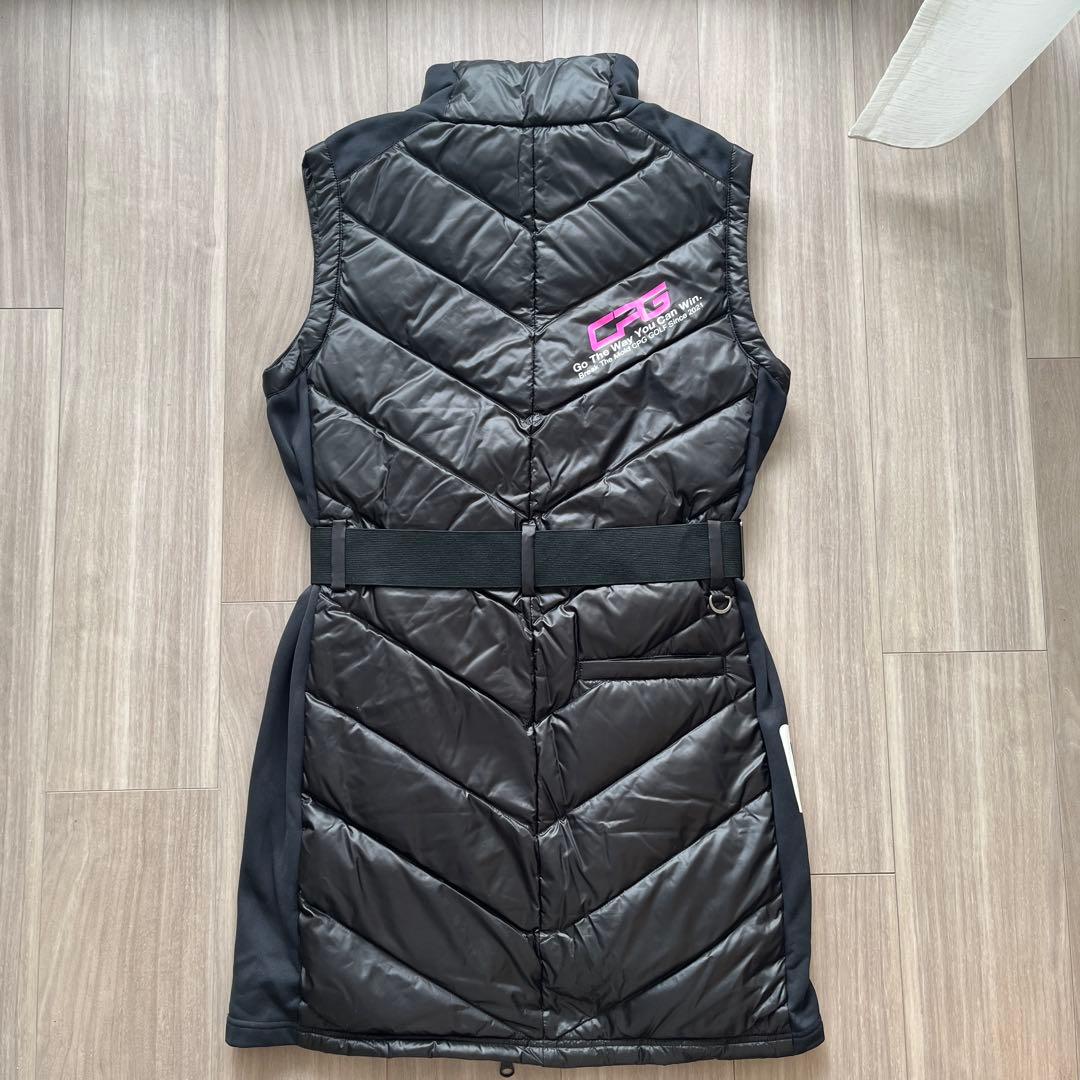 CPG シーピージーゴルフ　レディース　ダウンベスト　ワンピース