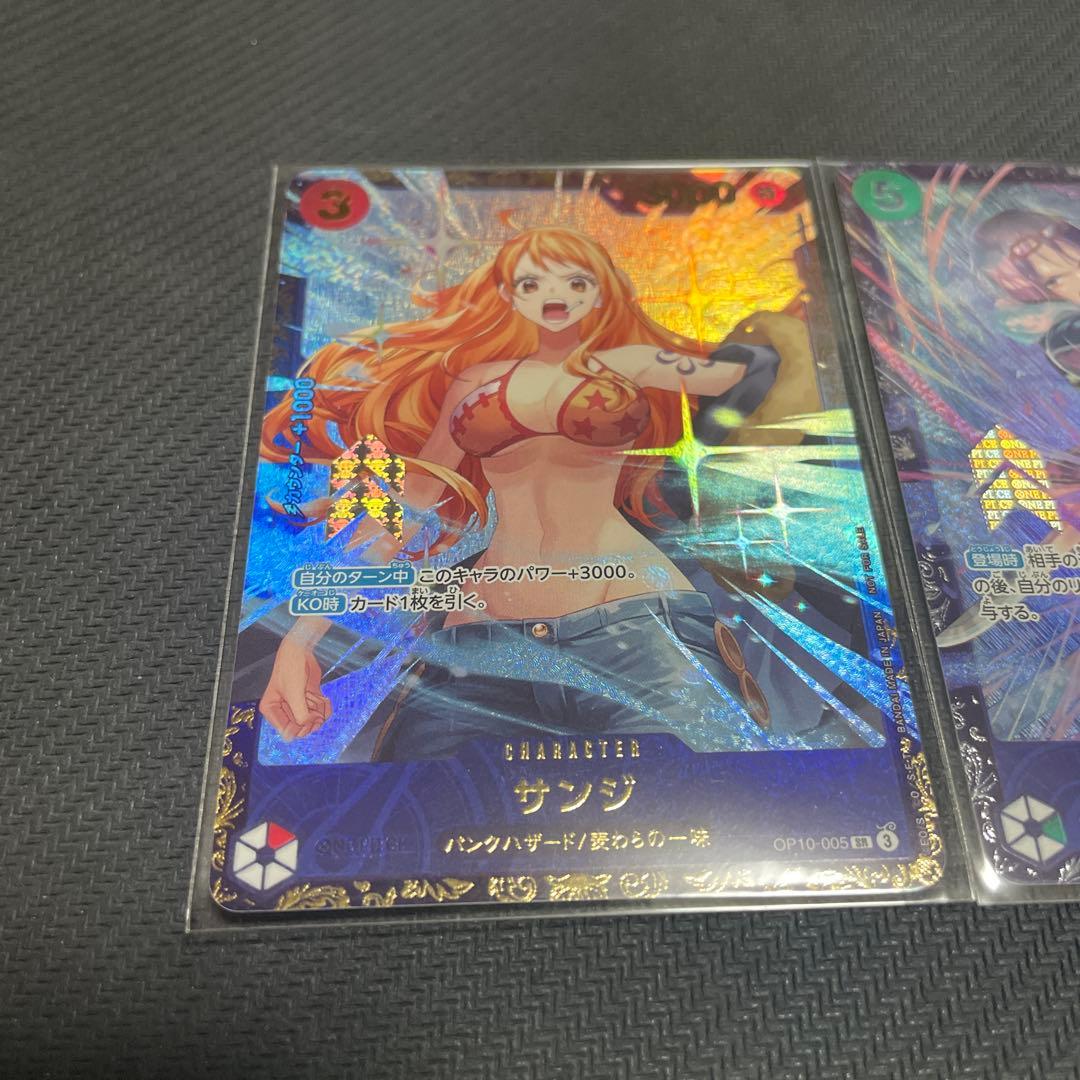 ワンピースカード　フラッグシップ優勝賞品　サンジ　たしぎ