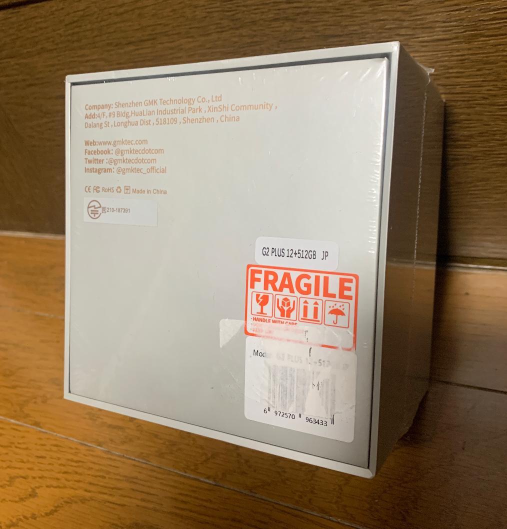 GMKtec G2 PLUS 12+512GB ミニPC　ファクトリーシール付き