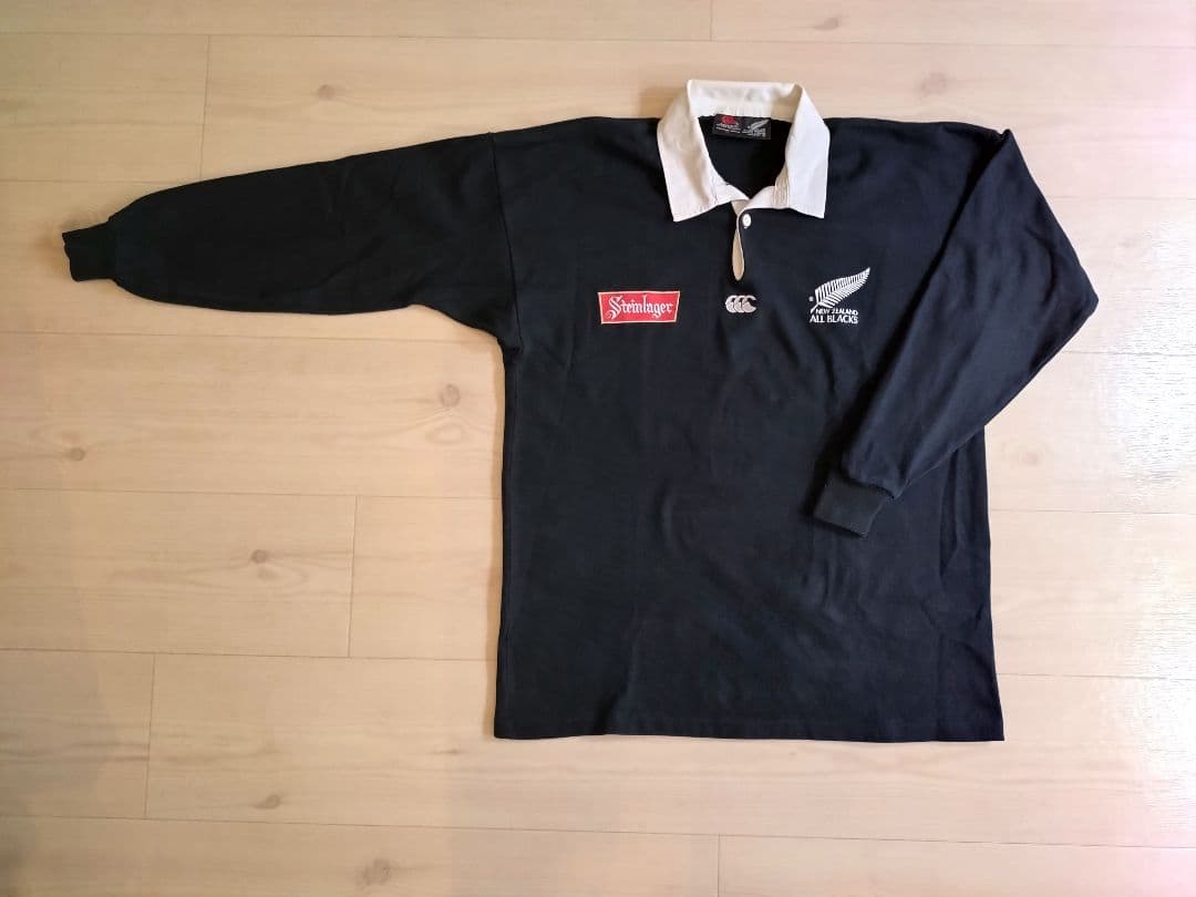 Canterbury　カンタベリー　ステインラガー　オールブラックスラガーシャツ