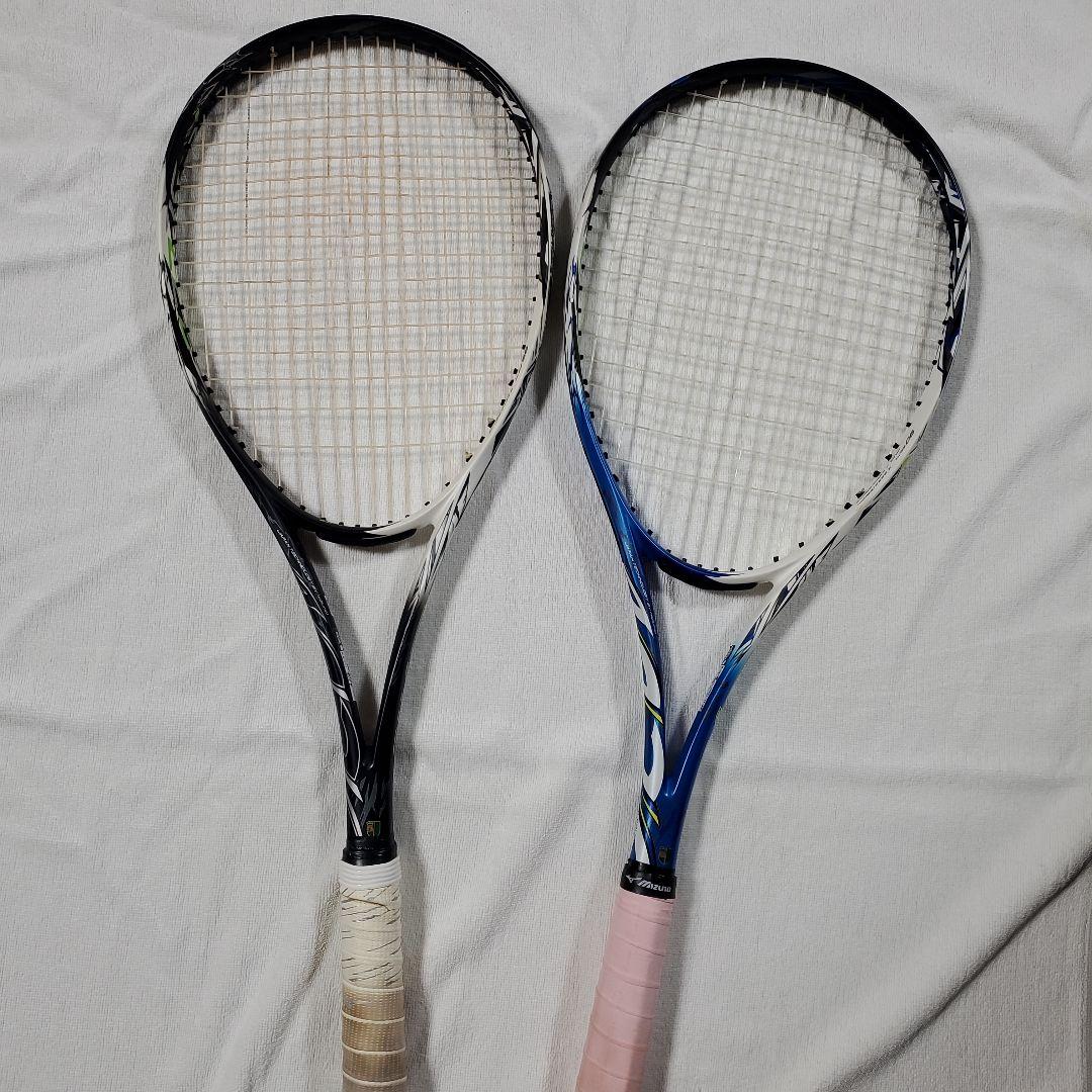 ミズノF-SPEED ソフトテニスラケット2本セット