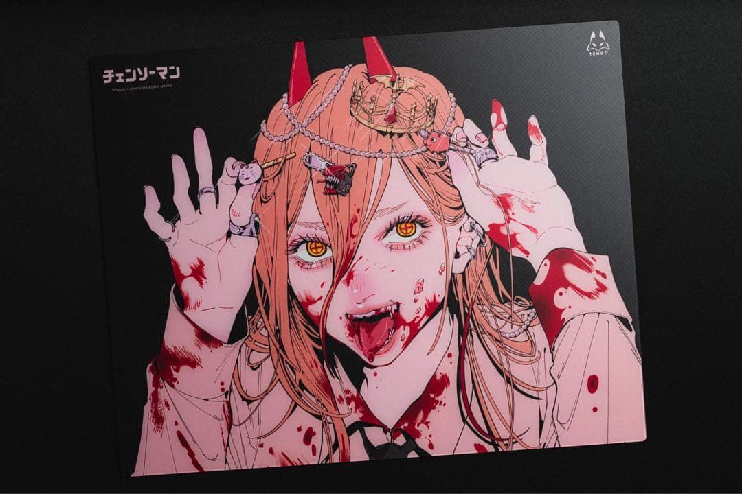 クマ　Arbiter Studio チェンソーマン　ガラスマウスパッド