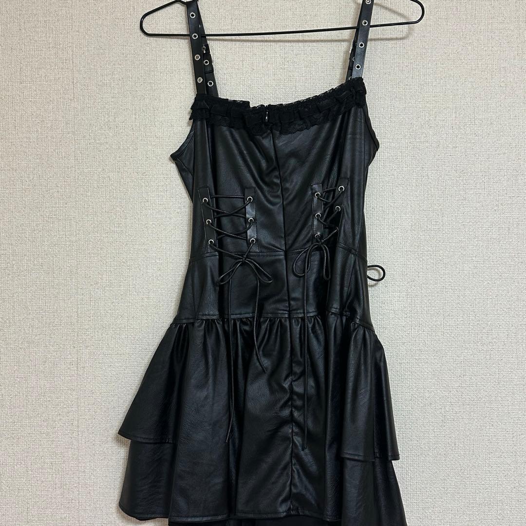 QOOZA IMVAL レザードレス black