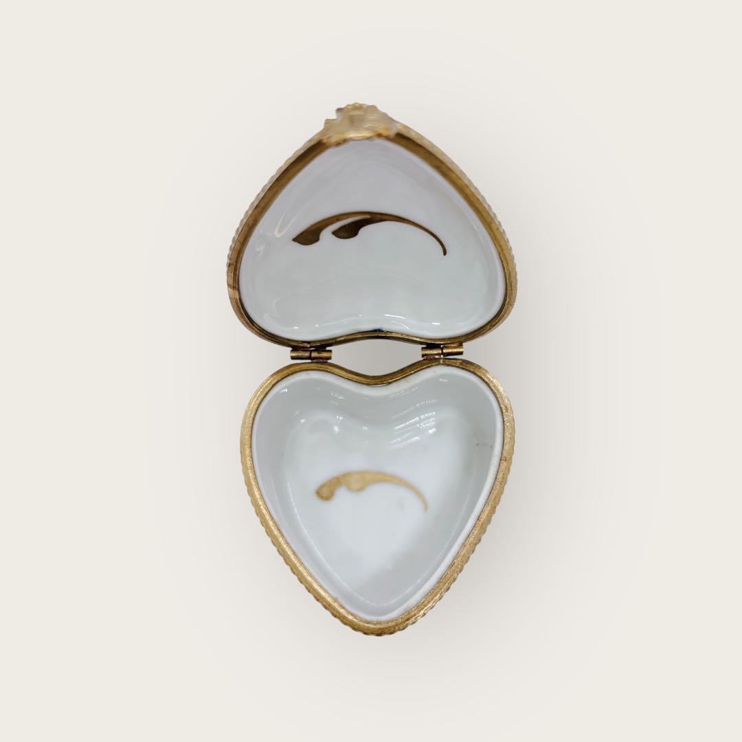 アンジェラママ様　LIMOGES リモージュ ハート型陶器ボックス プレゼント