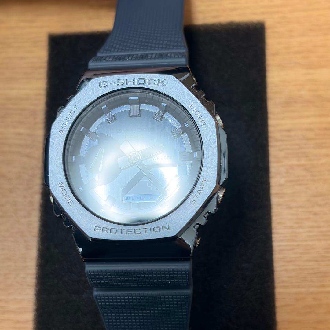 G-SHOCK GM-2100N-2AJF ネイビー カシオーク メタルカバード