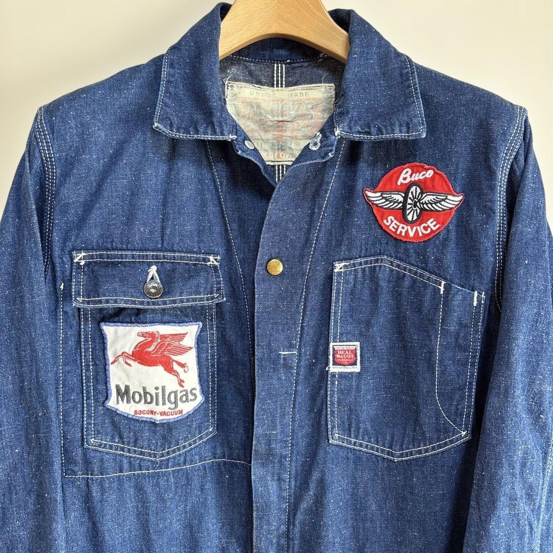 THE REAL McCOY'S デニムオーバーオール(オマケ付き)