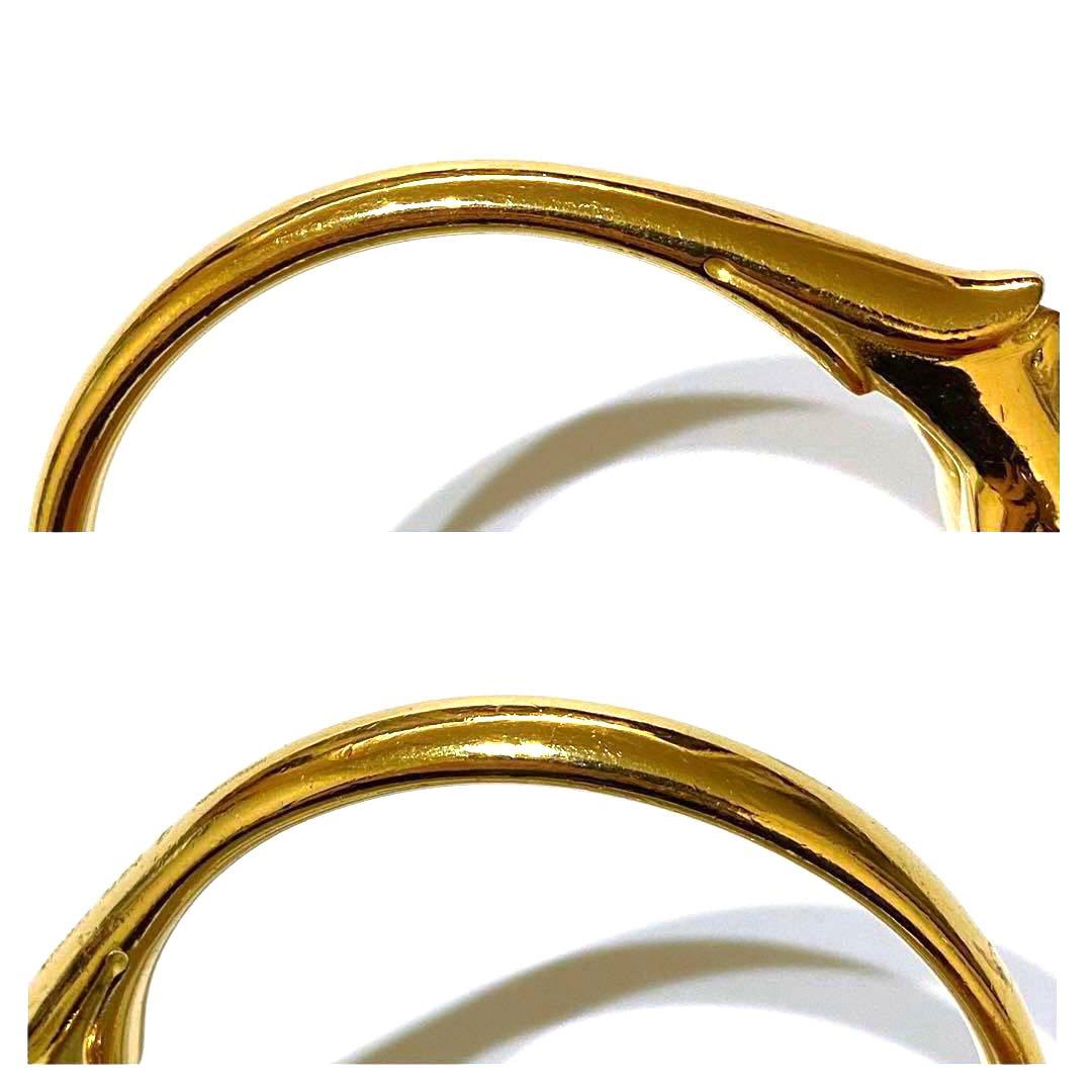 極希少 美品 エルメス シュバルホース ゴールド バングル ブレスレット 最高級