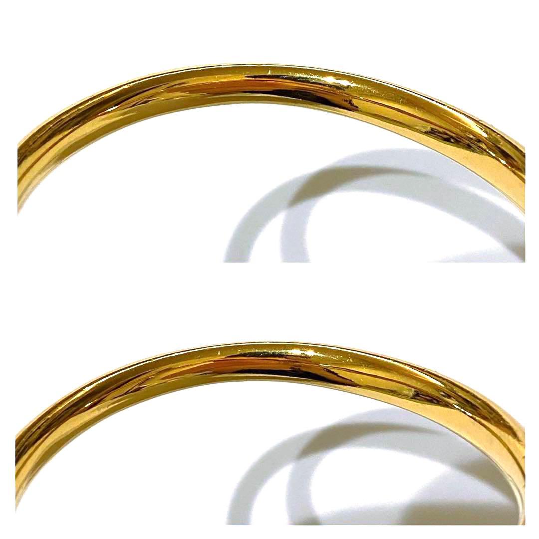 極希少 美品 エルメス シュバルホース ゴールド バングル ブレスレット 最高級