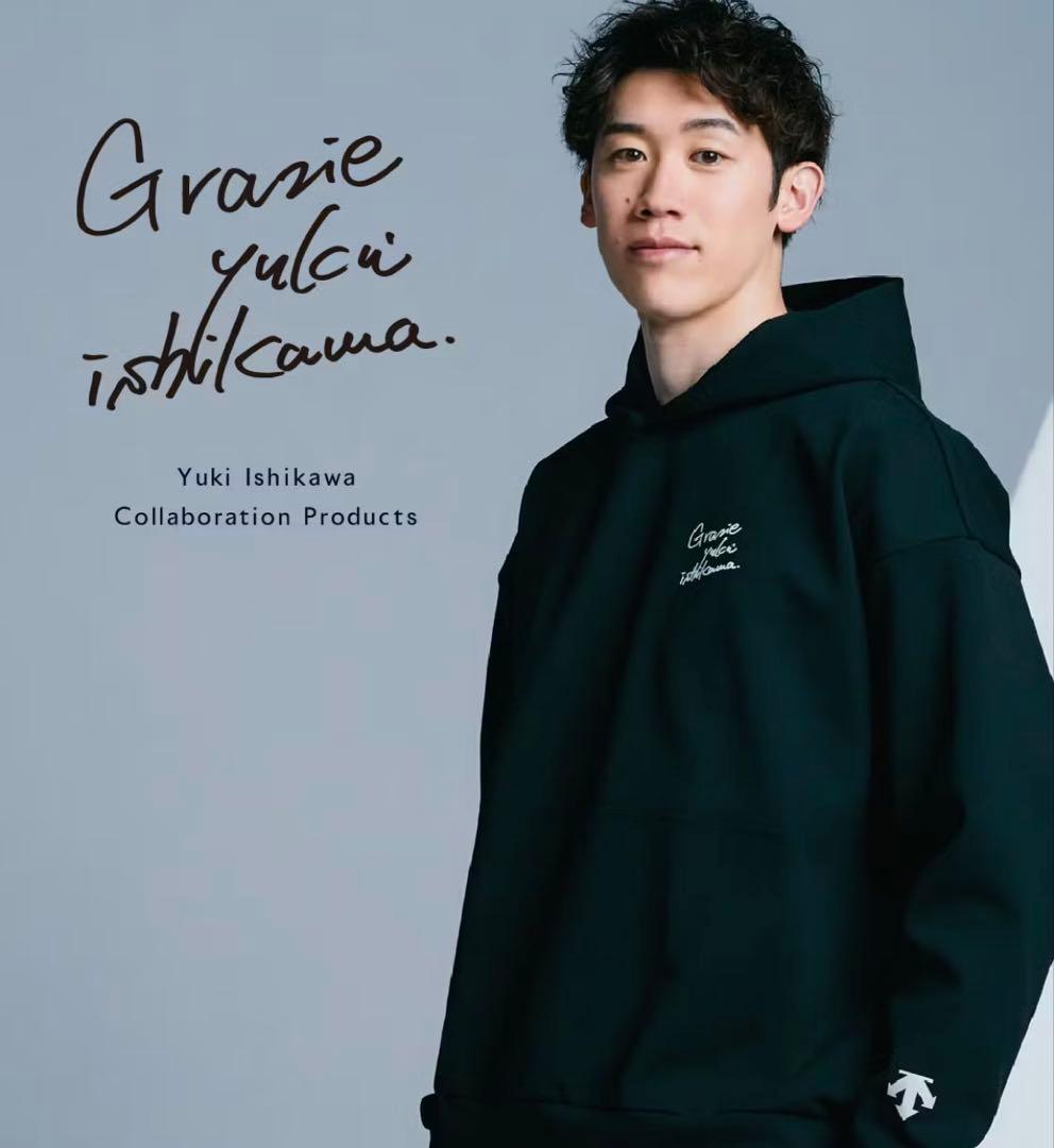 未使用☆DESCENTE yuki ishikawa オリジナルスウェット