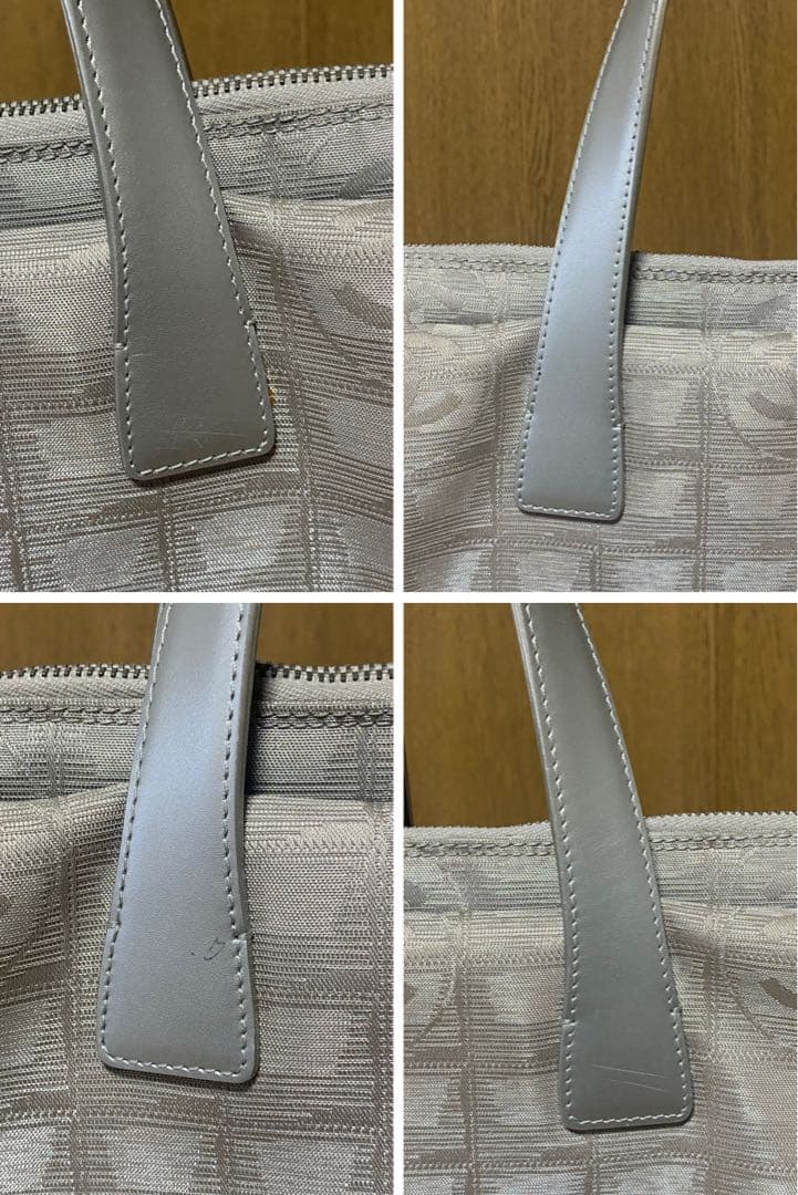 【値下げ】CHANELシャネル　ニュートラベルライン　ハンドバッグシルバー