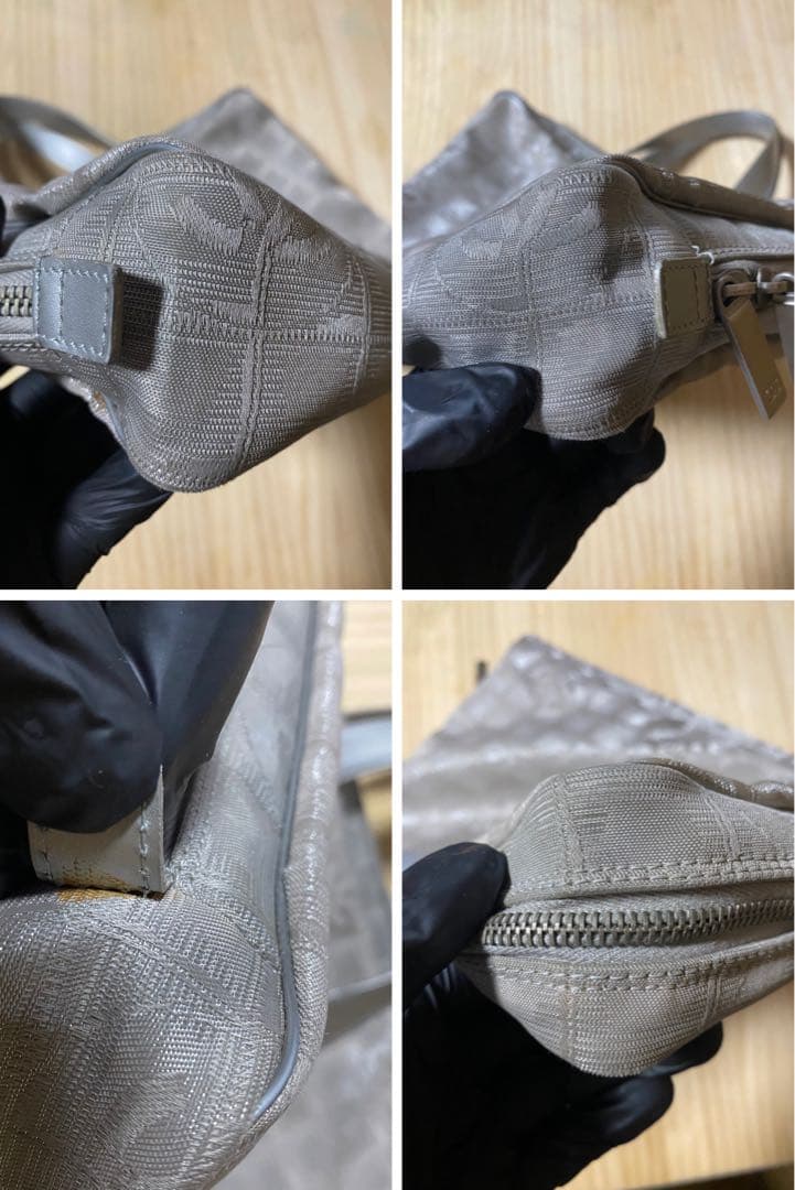 【値下げ】CHANELシャネル　ニュートラベルライン　ハンドバッグシルバー