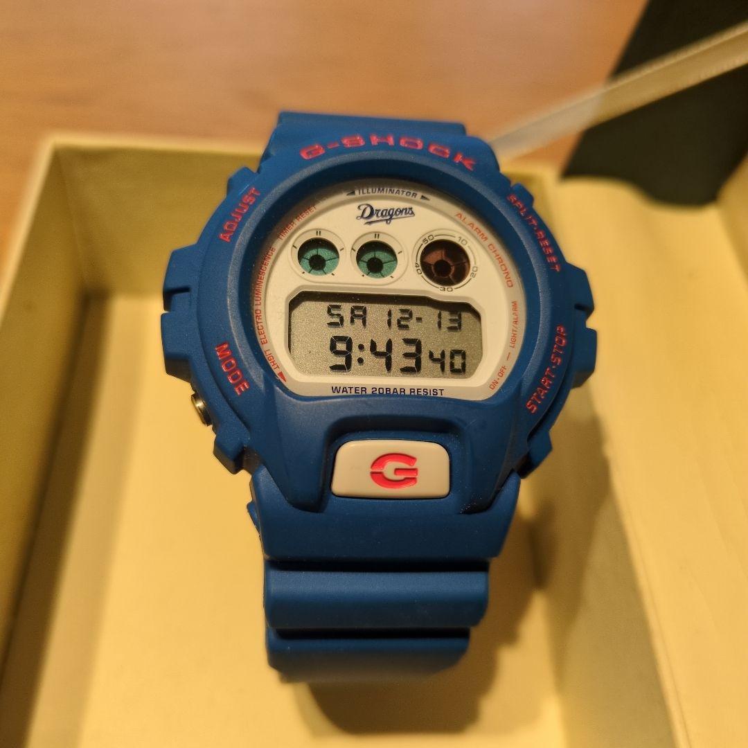 中日ドラゴンズ限定　G-SHOCK DW-6900 ブルー