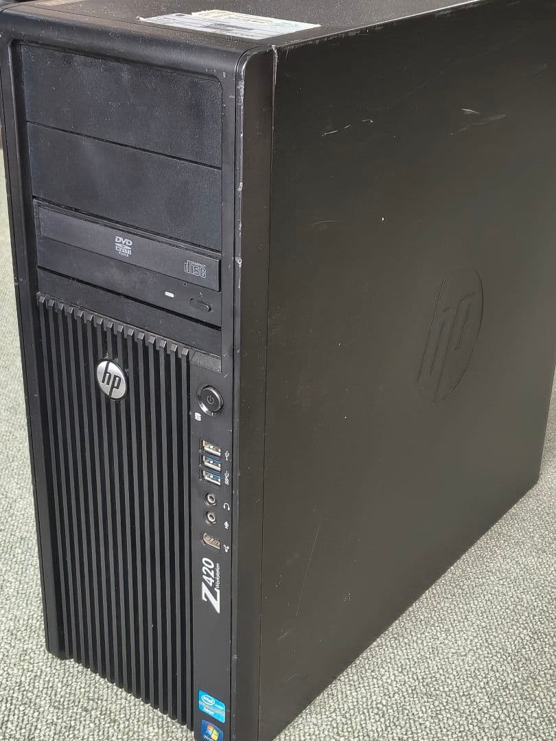 [ジャンク] hp Z420メモリ16GB/NVIDIA Quadro 4000