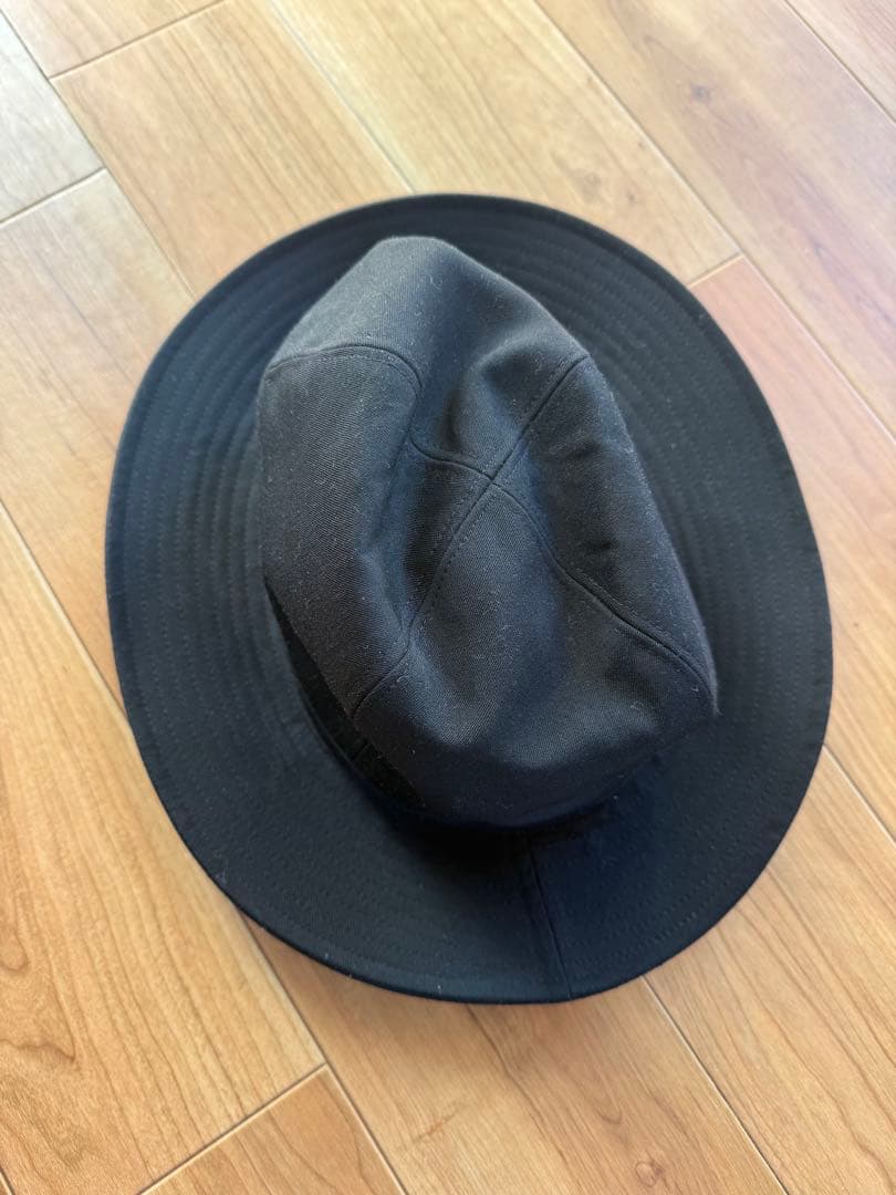 ブラック バケットハット　y's ヨウジヤマモト