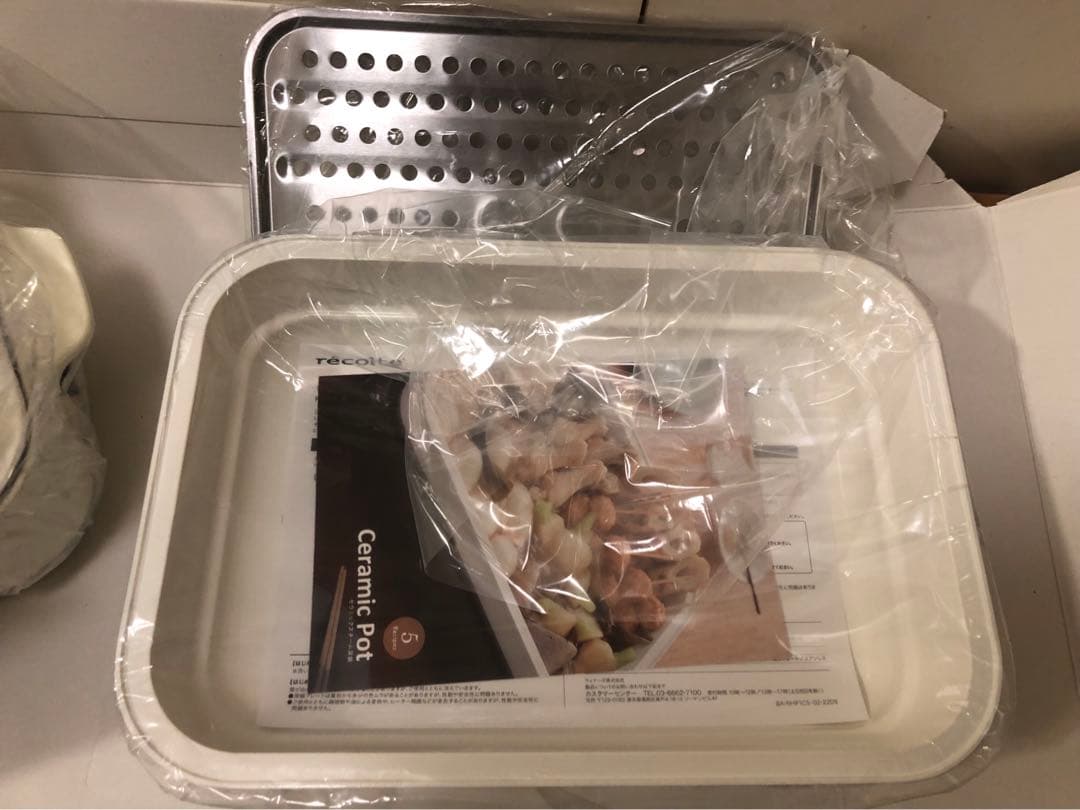 ブルーノ　コンパクトホットプレートとたこ焼きプレート、セラミックスチーム深鍋