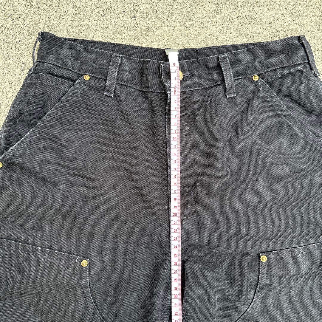 USA製カーハート ダブルニー ペインターパンツ 黒 B01