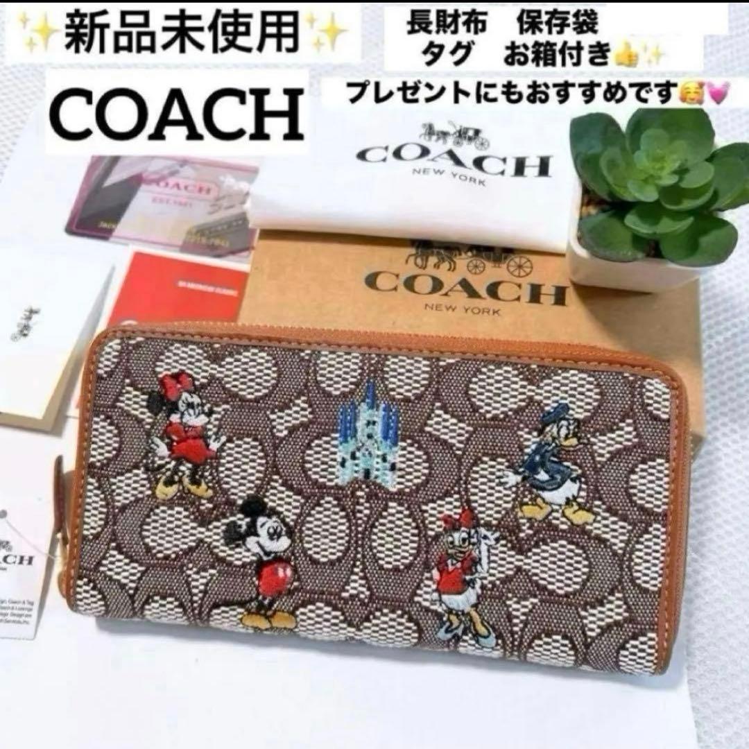 ✨新品未使用✨COACH ディズニー　ミッキーマウス　シンデレラ城　限定