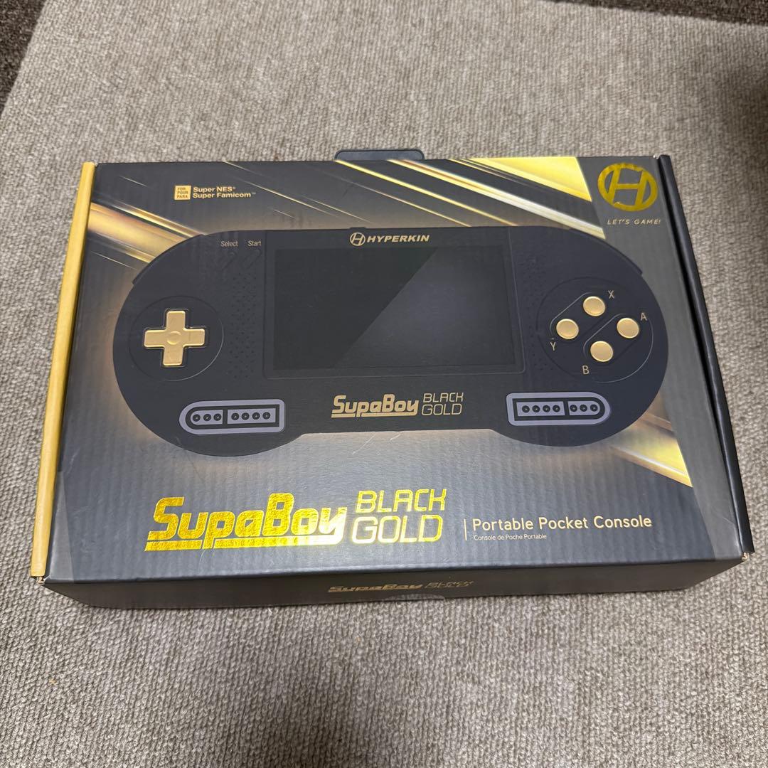 Hyperkin SupaBoy BLACK GOLD ポータブルコンソール