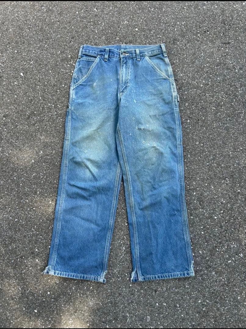 usa製 90s carhartt デニムペインター vintage ボロ