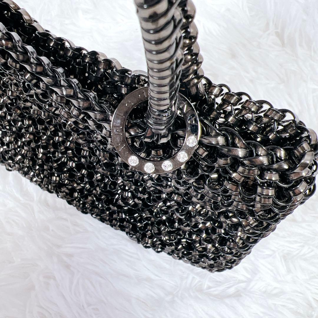 極美品✨アンテプリマ スタンダードスクエア ミニ ショルダーバッグ ブラック