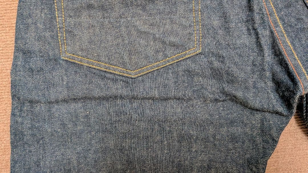 EVISU No.2 2001 33×35 虎耳 未使用 日本製 ワンウォッシュ