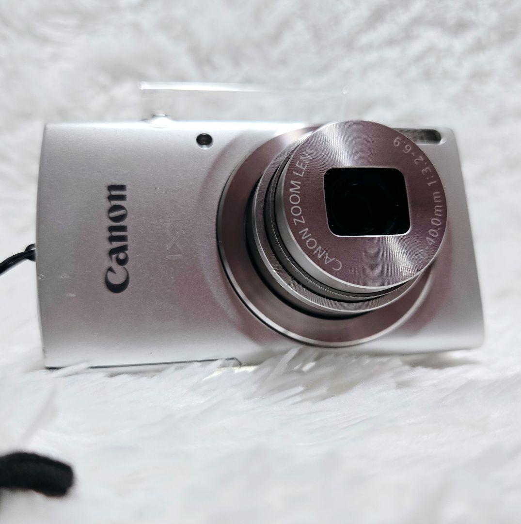 美品 Canon IXY180 シルバー 動作確認済 説明書 充電器 人気