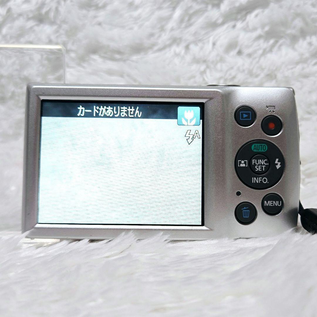 美品 Canon IXY180 シルバー 動作確認済 説明書 充電器 人気