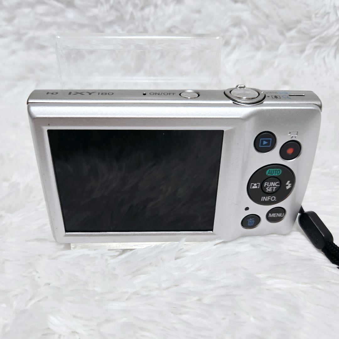 美品 Canon IXY180 シルバー 動作確認済 説明書 充電器 人気