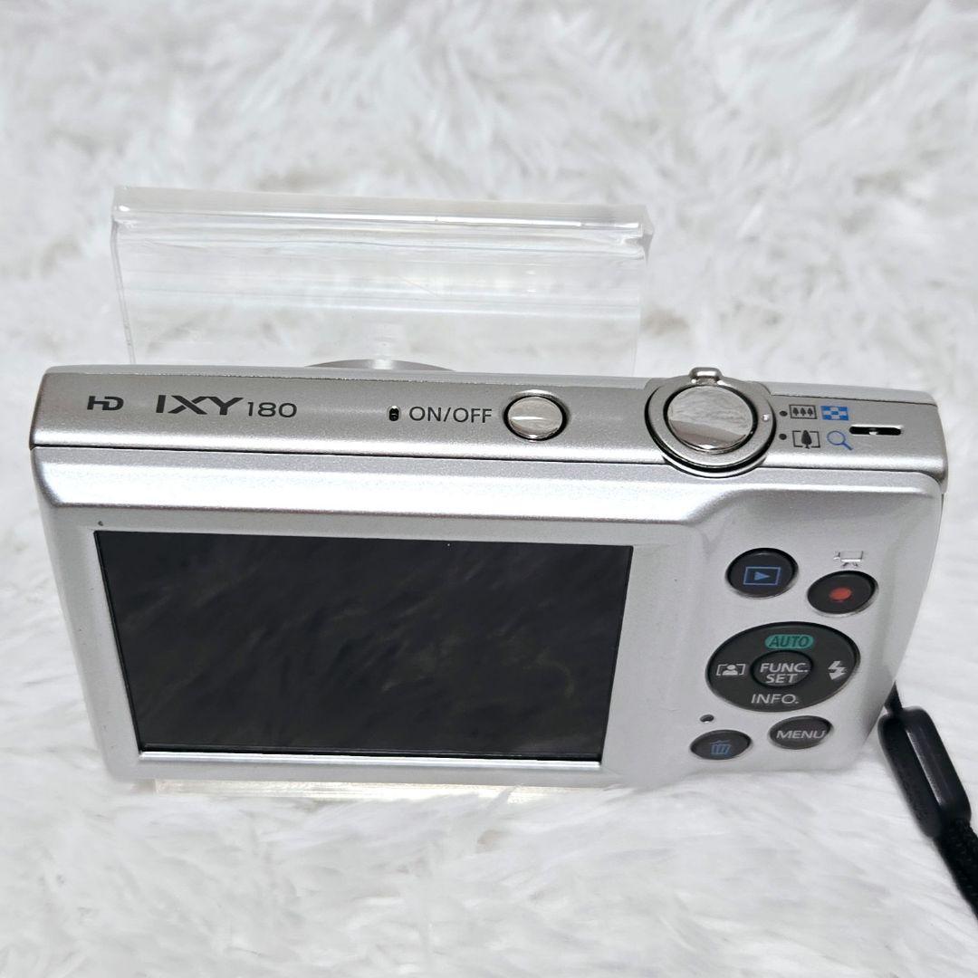 美品 Canon IXY180 シルバー 動作確認済 説明書 充電器 人気