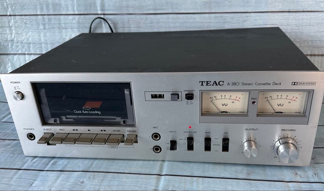 TEAC A-380ステレオカセットデッキ(H12)