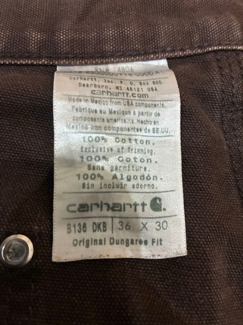 「希少カラー」Carhartt ダブルニーパンツ w36 l30