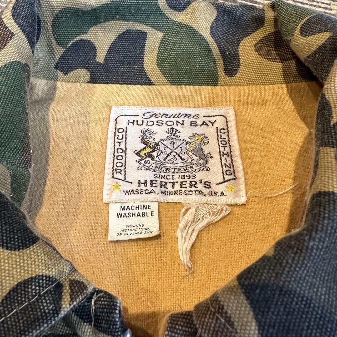 希少 60s-70s HERTER'S ダックハンターカモ ジャケット USA製