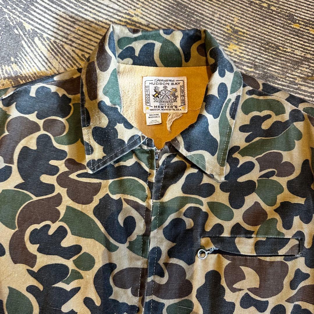 希少 60s-70s HERTER'S ダックハンターカモ ジャケット USA製