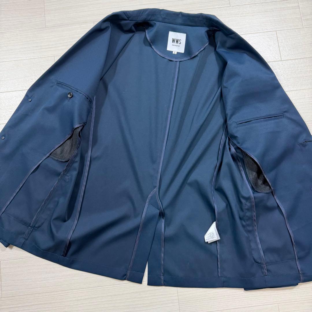 新品未使用タグ付き WWS ワークウェアスーツ 洗える 軽量 速乾 撥水 L