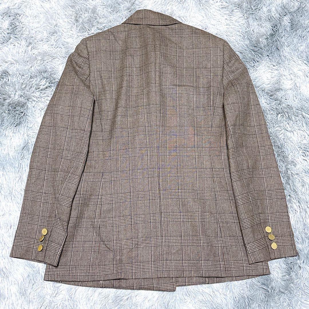 allureville ダブルブレスト テーラードジャケット (1) ブラウン系