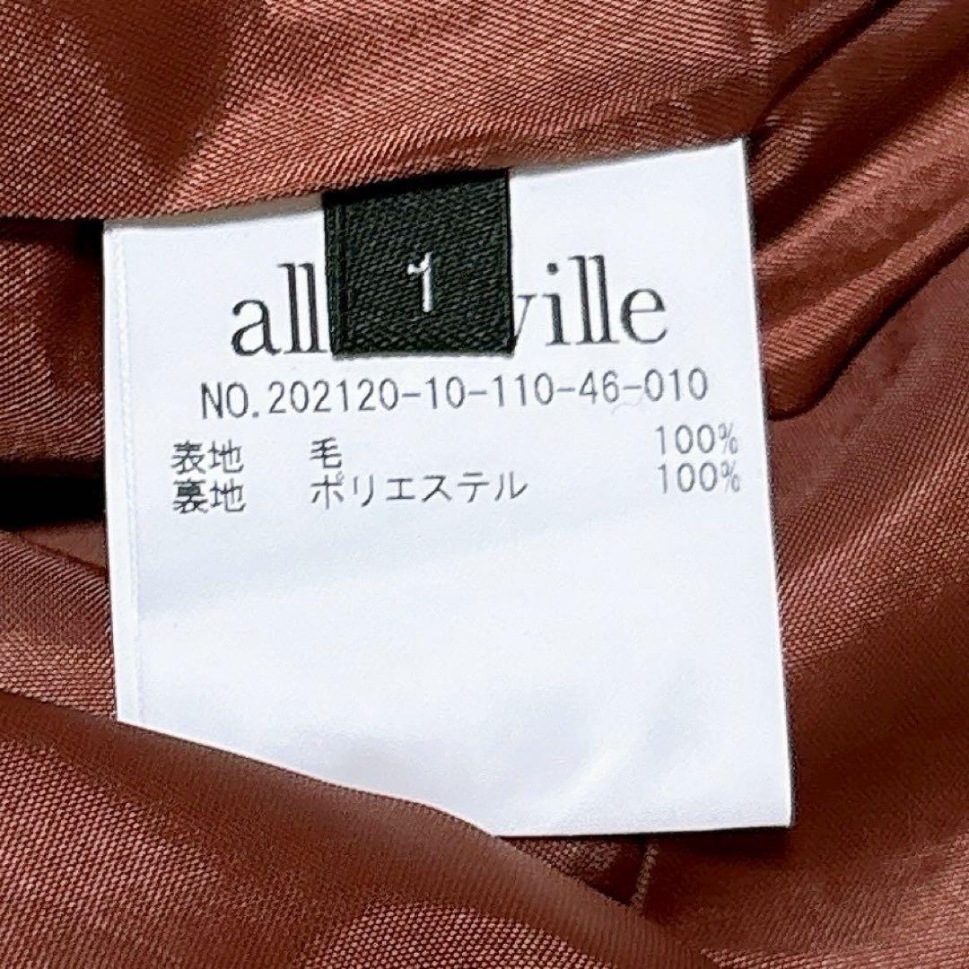 allureville ダブルブレスト テーラードジャケット (1) ブラウン系